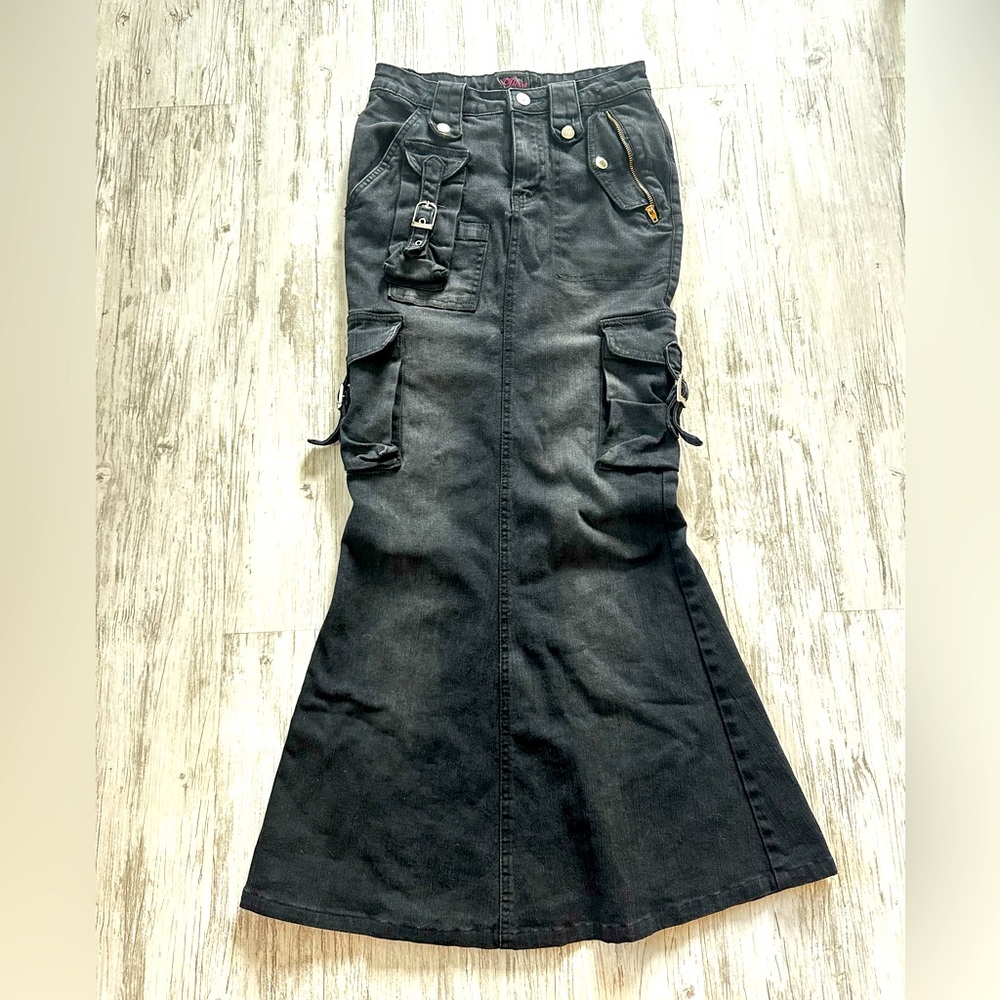 Long Marmaid shaped Denim Skirt